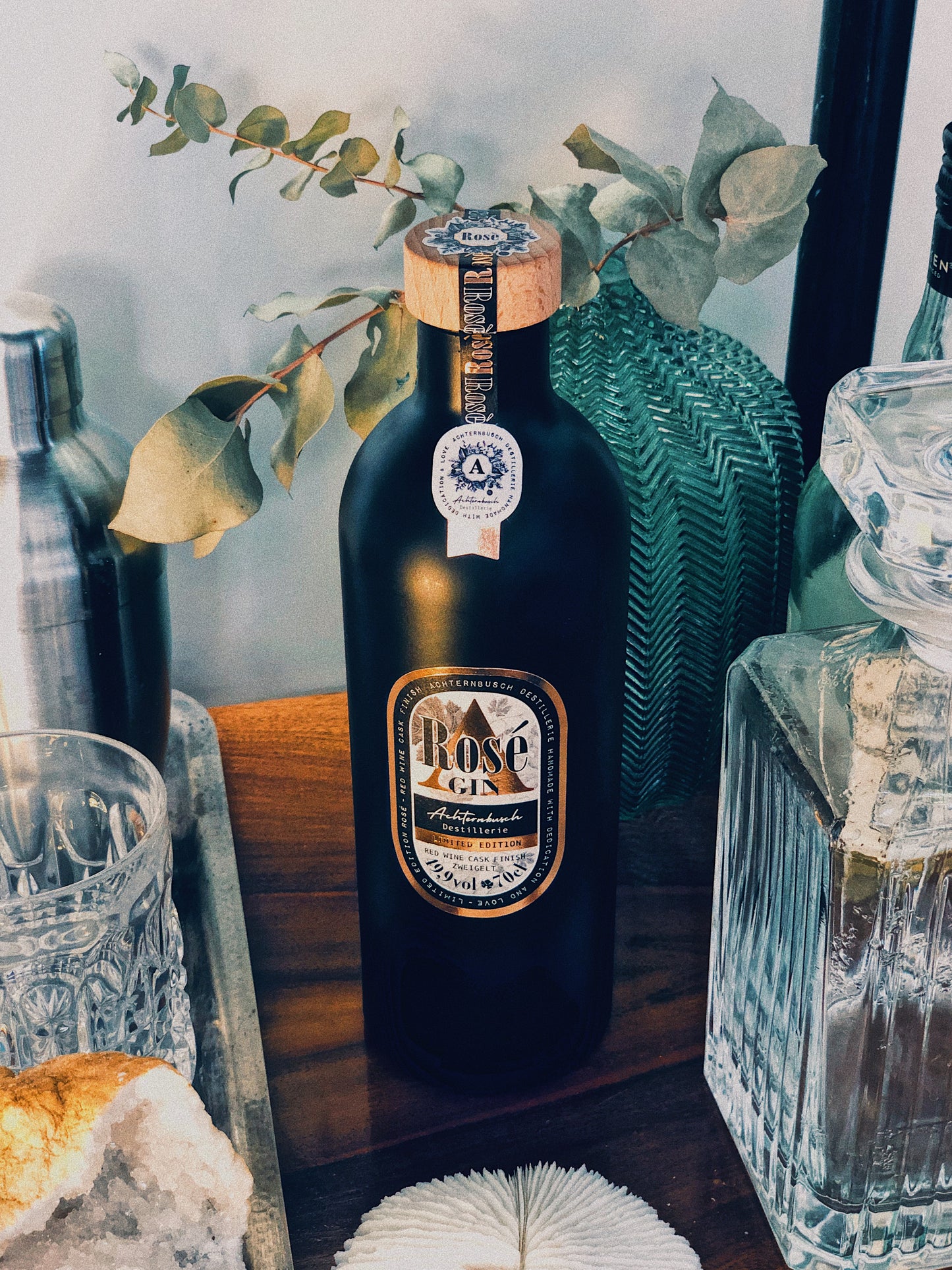 Achternbusch Gin Rose | Red Wine Cask Finish | Zweigeltfass | 49,9% Vol. | 70cl