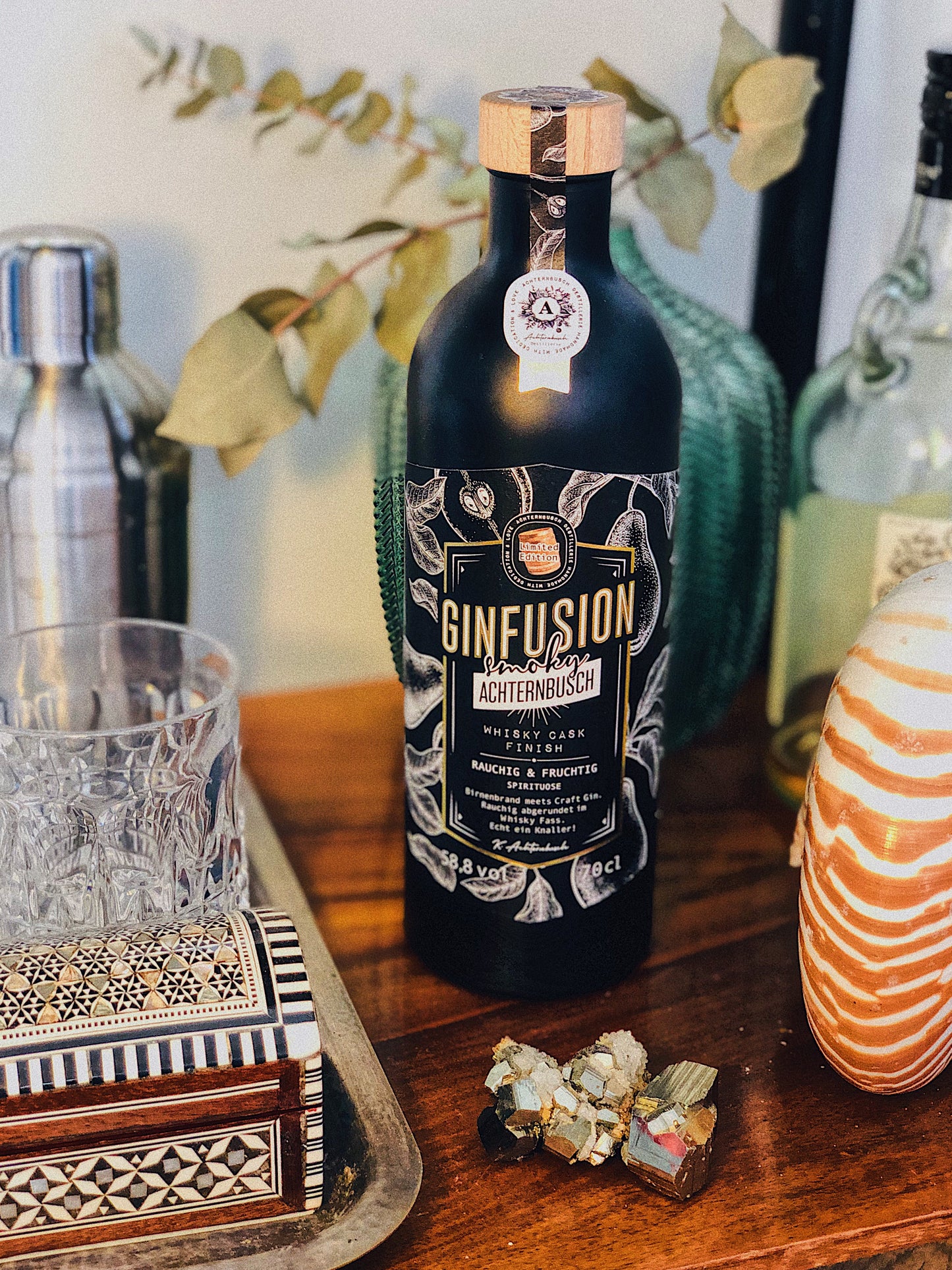 Achternbusch Ginfusion Smoky | Islay Cask Finish | Cask Strength | 58,8% Vol. | 70cl