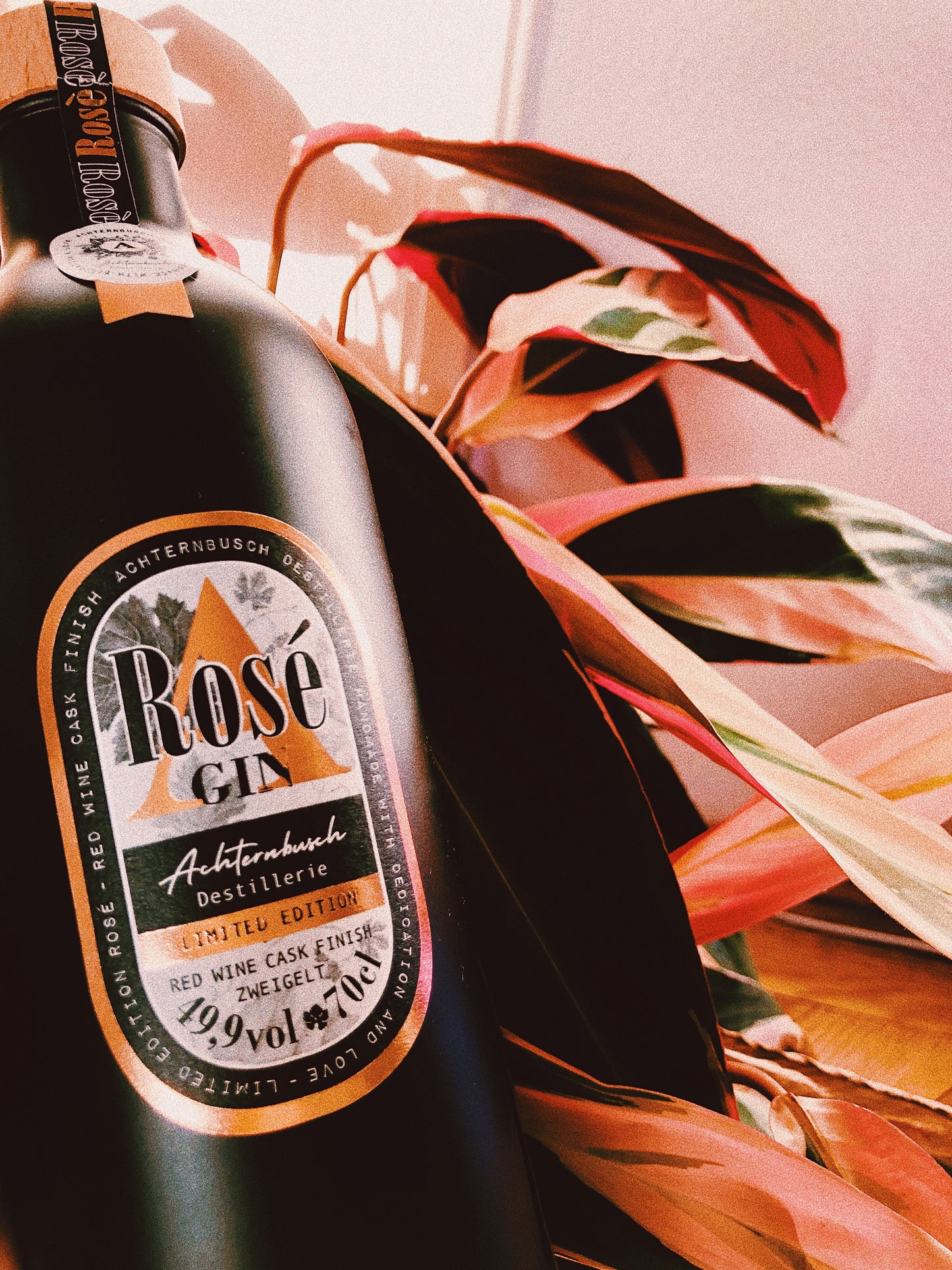 Achternbusch Gin Rose | Red Wine Cask Finish | Zweigeltfass | 49,9% Vol. | 70cl