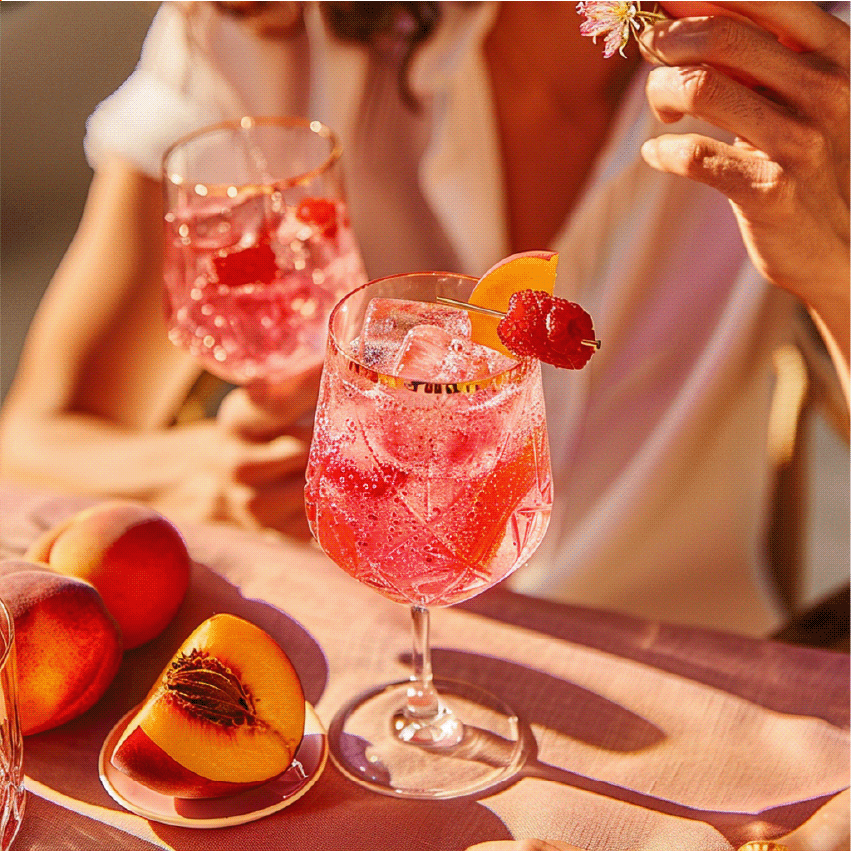 GEORGIA PEACH APÉRO | 70cl | 24% Vol. | a delightful drink with a peachy twist for your Spritz | Pfirsich Aperitif