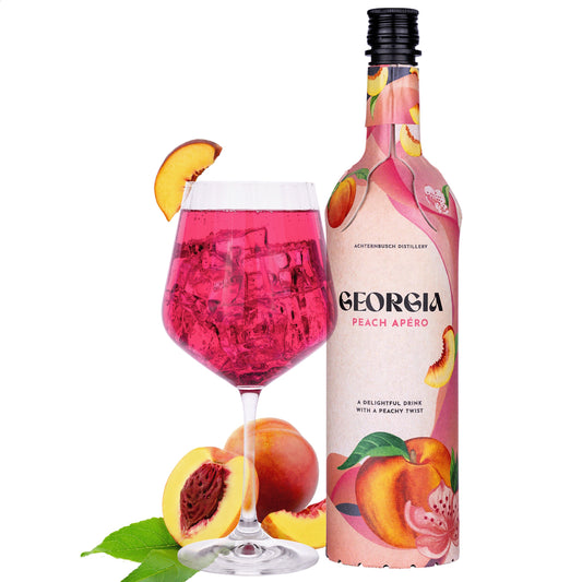 GEORGIA PEACH APÉRO | 70cl | 24% Vol. | a delightful drink with a peachy twist for your Spritz | Pfirsich Aperitif